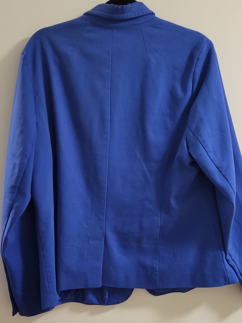 Lane Bryant Royal Blue One Button Blazer Size 18 - Picture 3 of 3